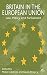 Britain in the European Union: Law, Policy and Parliament