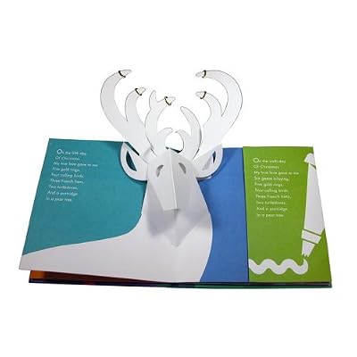 The 12 Days of Christmas Anniversary Edition: A Pop-up Celebration - Robert Sabuda : pop-ups holiday book designer gifts