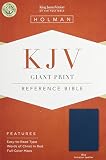 Holy Bible, Giant Print Reference: King James Version, Blue, Imitation Leather (King James Version)