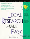Legal Research Made Easy (Self-Help Law Kit)