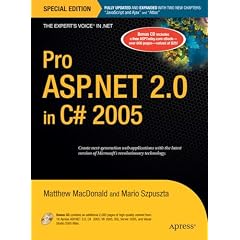 Pro ASP.NET 2.0 in C# 2005, Special Edition