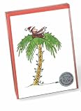 Curious George on Palm Tree Christmas Cards (540)