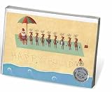Santa on Beach Christmas Cards (3476)