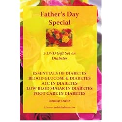 Father's Day 5 DVD Gift Set on Diabetes - Give it and keep him healthy - Language English