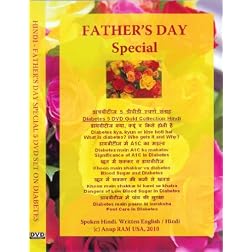 Father's Day 5 DVD Gift Set on Diabetes - Give it and keep him healthy - Language Hindi