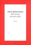 'MÃ©moires de porc-Ã©pic' book cover