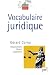 Vente de Livres.com : Vocabulaire juridique