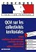 Vente de Livres.com : QCM sur les collectivités territoriales : ATSEM, auxiliaire de puériculture, auxiliaire de soins, agent social, adjoint d'animation