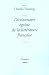 Dictionnaire égoïste de la littérature Française