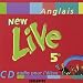 Vente de Livres.com : New Live : 5e, anglais LV1, pour l'élève (CD audio)