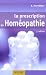 La prescription en hom�opathie