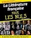Vente de Livres.com : La littérature française pour les Nuls