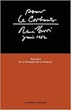 RenT Burri: For Le Corbusier By &nbsp;