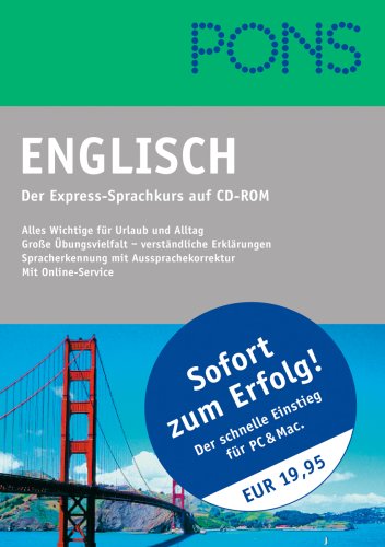 Screenshot von PONS Der schnelle Einstieg in die Sprache Englisch. CD-ROM. Für Windows NT 4.0 / (SP6a) / 98 SE/ 2000(SP 3). Mac OSX 10.3.4. Sprachkurs für Anfänger auf CD-ROM  (Lernmaterialien)