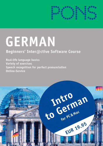 Screenshot von PONS Intro to German. CD-ROM für Windows NT 4.0 / (SP6a) / 98 SE/ 2000(SP 3). Mac OSX 10.3.4. Sprachkurs für Anfänger auf CD-ROM  (Lernmaterialien)