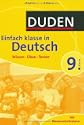 Duden Einfach Klasse in Deutsch. 9 Klasse. Wissen - �ben - Testen. Mit Klassenarbeitsplaner (Lernmaterialien)
