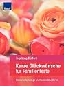 Kurze Gl�ckw�nsche f�r Familienfeste: Taufe, Geburtstag, Schulabschluss, neues Heim oder Jubil�um - dieses Buch bietet f�r jeden Anlass den passenden Gl�ckwunschvers. Die fr�hlichen Kurzgedichte kann man fertig vortragen oder einfach selbst abwandeln. Und das Besondere an den gereimten Gratulationen ist der unverwechselbare Humor von Ingeborg D�ffert. 