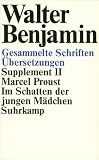 Gesammelte Schriften, Suppl.-Bde., Kt, Suppl.2, Im Schatten der jungen Mädchen
