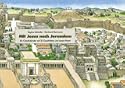 Mit Jesus nach Jerusalem  -  Mit diesem Osterkalender begleiten kleine und gro�e Leser und Leserinnen Jesus nach Jerusalem und legen gleichzeitig einen inneren Weg auf Ostern hin zur�ck. Ostern: Heute gefeiert vor allem als Fr�hlingsfest, gepr�gt durch den Spa� mit bunten Eiern und dem m�rchenhaften Osterhasen - und doch das �lteste und wichtigste aller christlichen Feste. Die Menschen, die Jesu letzte Lebenszeit, seinen Tod und seine Auferstehung miterlebten, erz�hlten ihre Erlebnisse weiter, schrieben sie auf und machten sp�ter jeden Sonntag und erst recht jeden Ostertag zum Erinnerungstag an Jesu Auferstehung. 