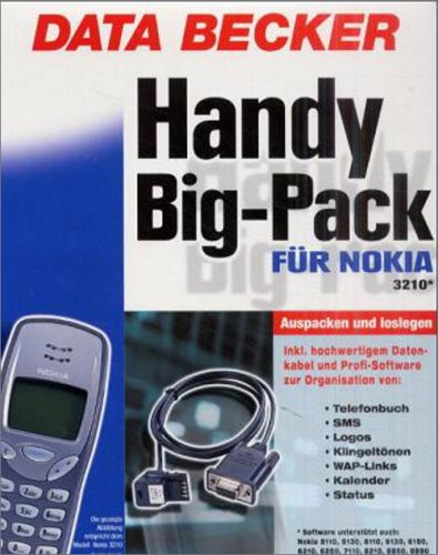 Heimkinosysteme: Handy Big- Pack f�r Nokia 3210. CD- ROM f�r Windwos ab 95/ NT4/2000