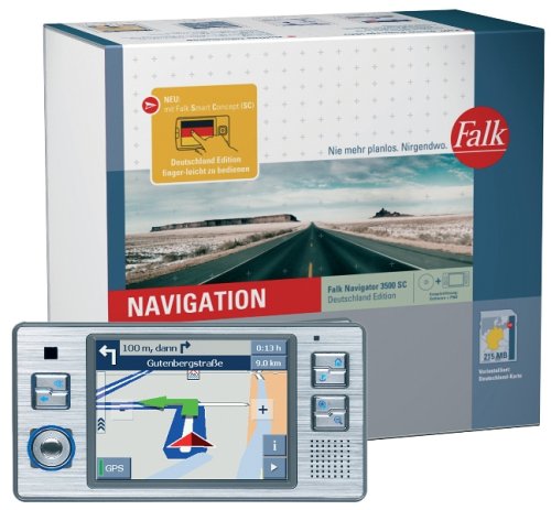 Festnetztelefone: FALK Navigator 3500 SC Deutschland Navigationssystem