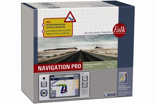 Festnetztelefone: Falk Navigator 3500 pro SC Europa Plus PNA Navigationssystem