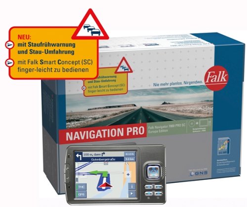 Festnetztelefone: FALK Navigator 7000 Pro SC Europa Navigationssystem