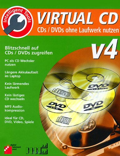 Verst&auml;rker und Receiver: Virtual CD 4, 1 CD-ROM CDs/DVDs ohne Laufwerk nutzen. F�r Windows 98/2000(SP2)/XP/Me/NT4(SP6)