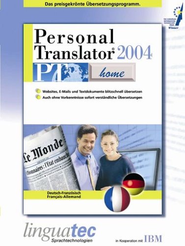 Projektoren: Personal Translator PT 2004 Home Deutsch/Franz�sisch