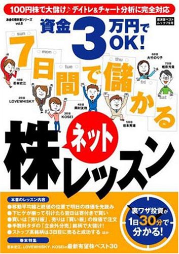 資金3万円でOK ! 7日間で儲かるネット株レッスン　廣済堂ベストムック－お金の教科書シリーズ