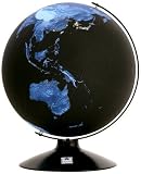 夜の地球儀