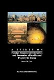 Primer on Foreign Investment Enterprises and Protection of Intellectual Property in China