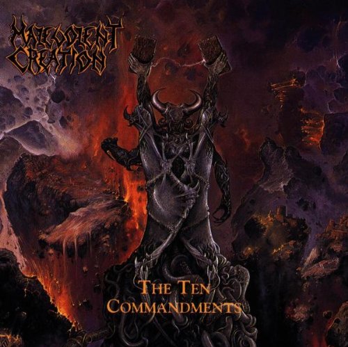 The Ten Commandments by Malevolent Creation album cover