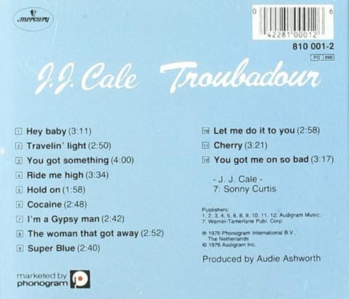 J.J. Cale - Troubadour - Zortam Music
