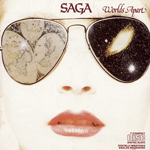 Worlds Apart by Saga album cover