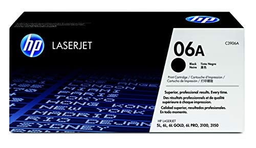 Heimkinosysteme: Hewlett Packard C3906A Toner, schwarz (ca. 2500 Seiten bei 5% Schw�rzung)