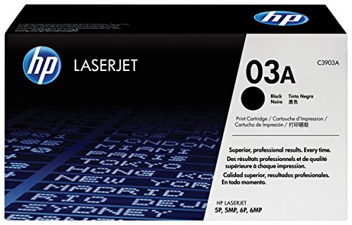 Heimkinosysteme: Hewlett Packard C3903A Druckkassette, schwarz (ca. 4000 Seiten bei 5% Deckung)