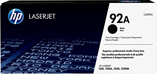 Heimkinosysteme: Hewlett Packard C4092A Toner (ca. 2500 Seiten bei 5% Schw�rzung)