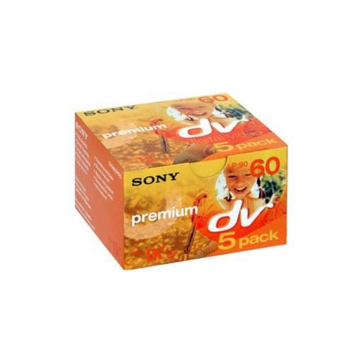 Festplatten: Sony 5DVM-60 PR Mini-DV Videokassetten (60 min) 5er Pack
