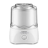 Cuisinart ICE-20 1-1/2-Quart Automatic Ice Cream, Frozen Yogurt, and Sorbet Maker, White