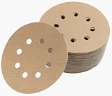Mirka 25-625-180  6"  8-Hole 180 Grit Dustless Hook & Loop Sanding Discs - 50 Pack