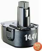 Black and Decker PS140 FireStorm 14.4-Volt 1.4 Amp Hour NiCad Pod Style Battery