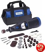 Dremel MultiPro Cordless 7700-02 20,000 RPM Two-Speed 7.2V Rotary Tool System w/50 Accessories