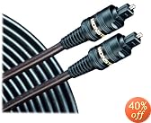 Monster Cable ILS100-1M Interlink LightSpeed 100 High-Performance Digital Fiber-Optic Cable, Toslink-to-Toslink (1 Meter)