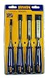 Irwin M444/S4 4-Piece Blue Chip Bench Chisel Set