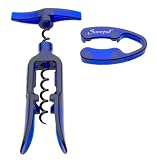 Screwpull S1200-1B Table Model & Foilcutter Gift Set, Frosted Blue