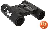 Bushnell Powerview 8x21 Compact Folding Roof Prism Binocular (Black)