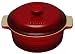 Le Creuset Traditional Stoneware Red Round Casserole with Lid