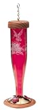 Schrodt Designs HBL-HPR Hummingbird Paradise Lantern Feeder, Red