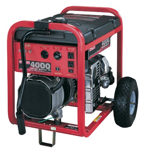 Generac Portable Products 9777 4000 Watt Extended Life Premium Generator with Wheel Kit and Storage Cover.